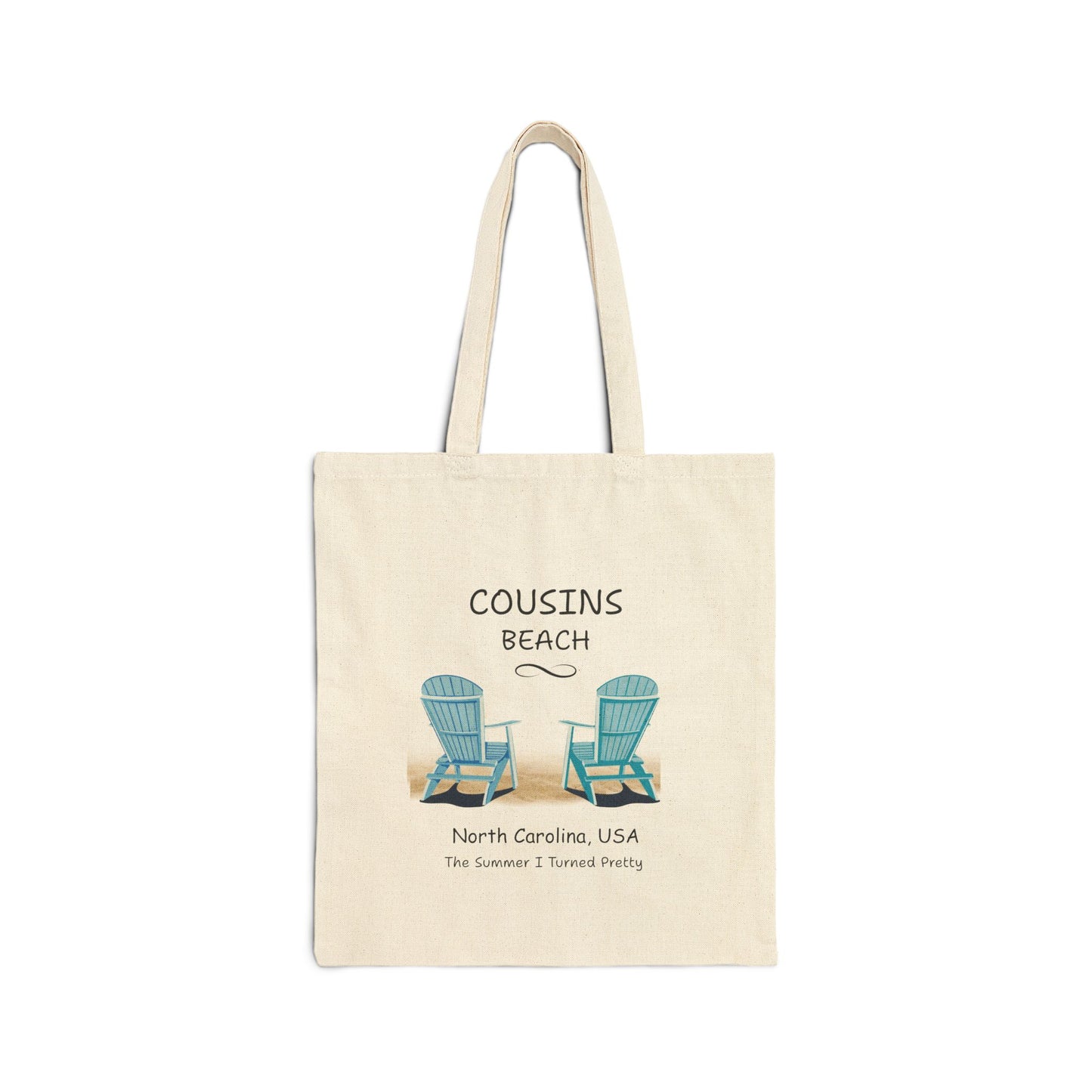 Cousins Beach North Carolina Canvas Tote Bag