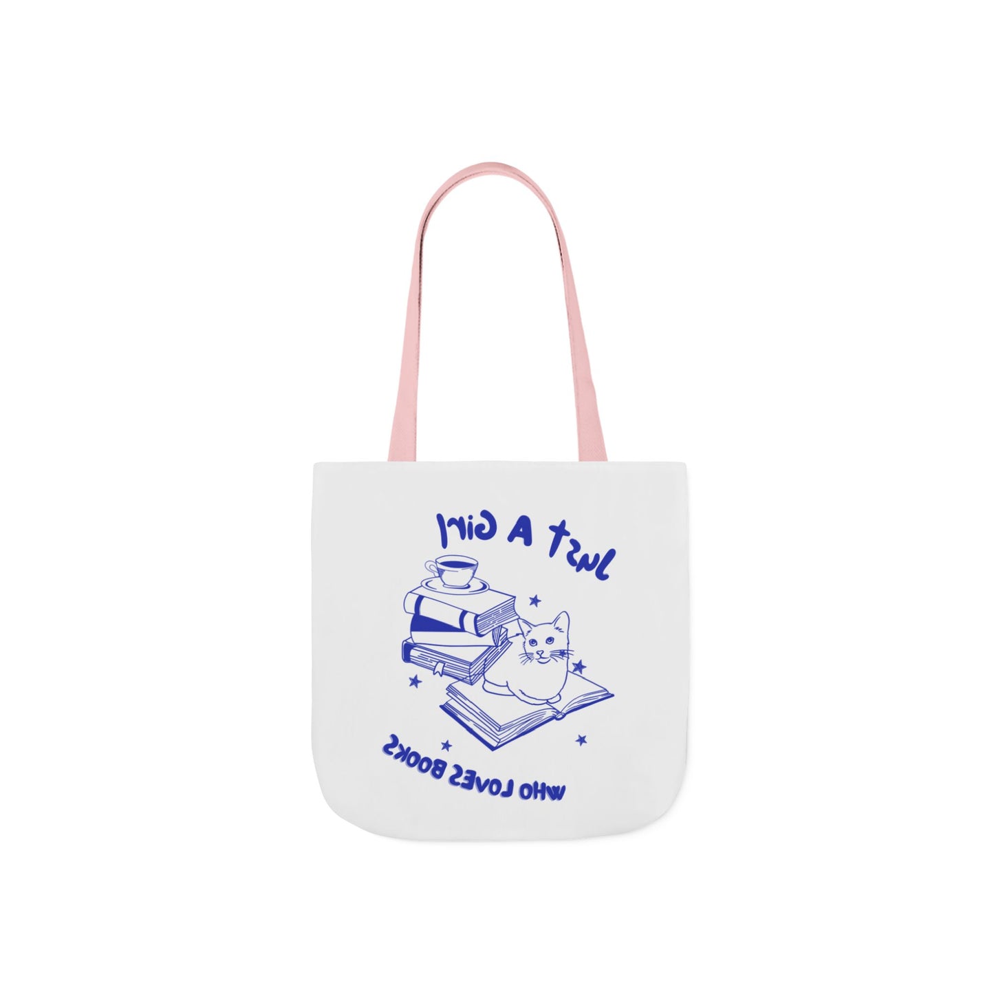 Books Lover Canvas Tote Bag, Just A Girl Who Loves Books