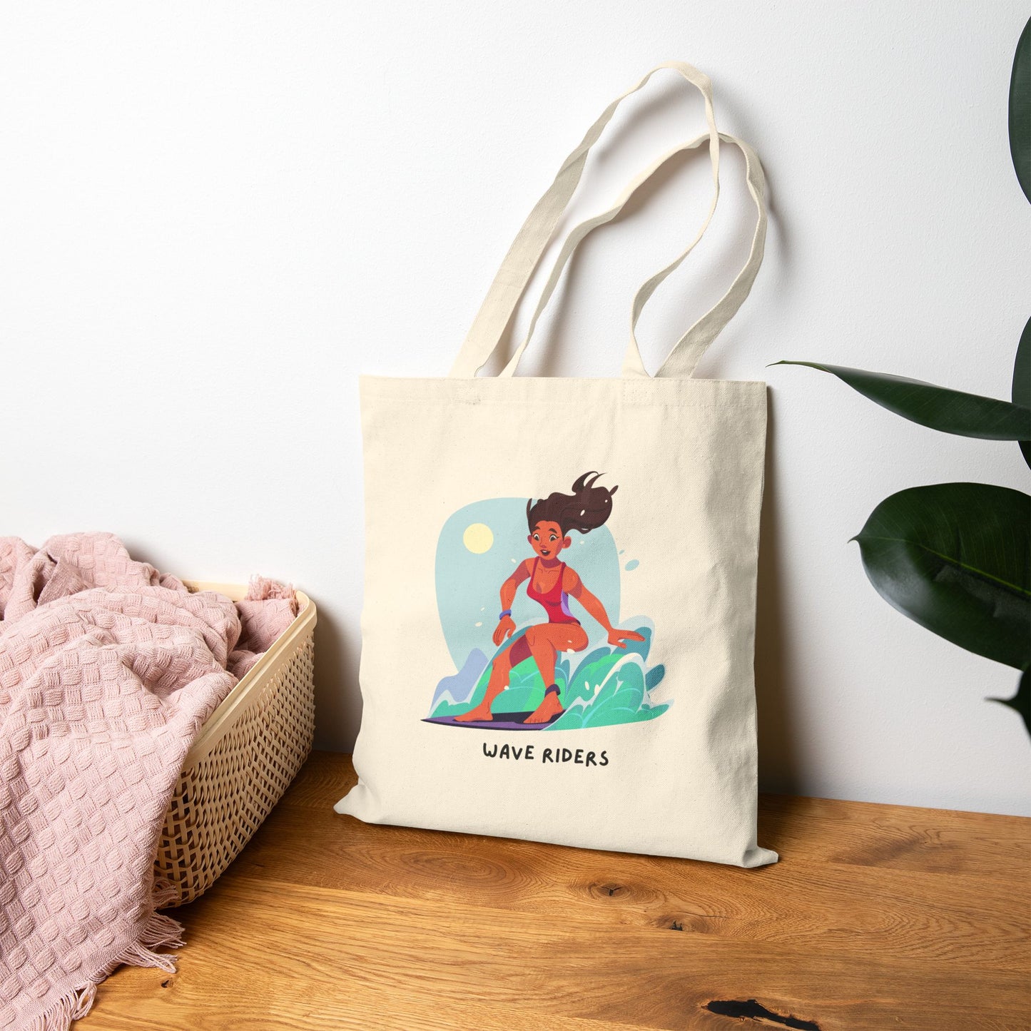 Wave Riders Tote Bag