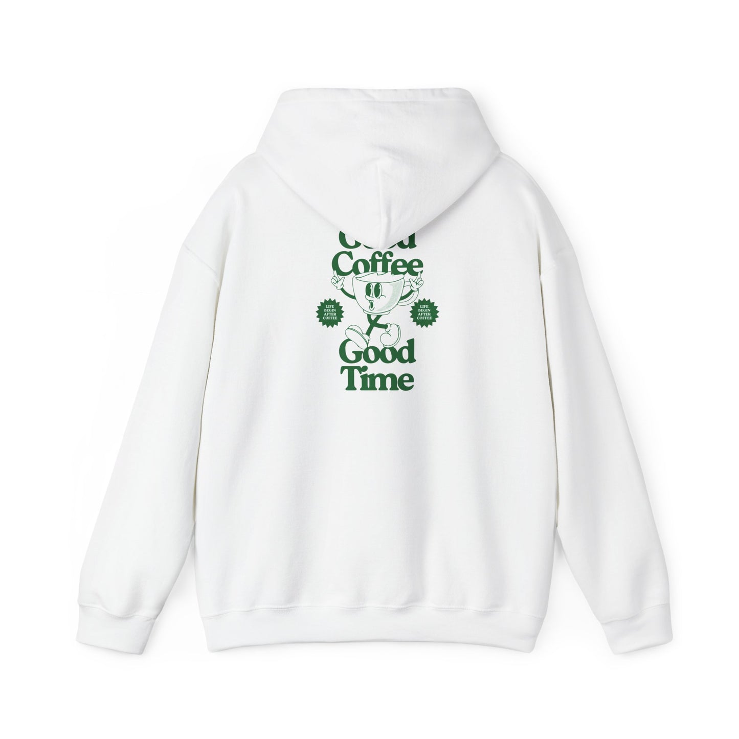 Cozy Comfort Hoodie – Good Coffee, Good Time