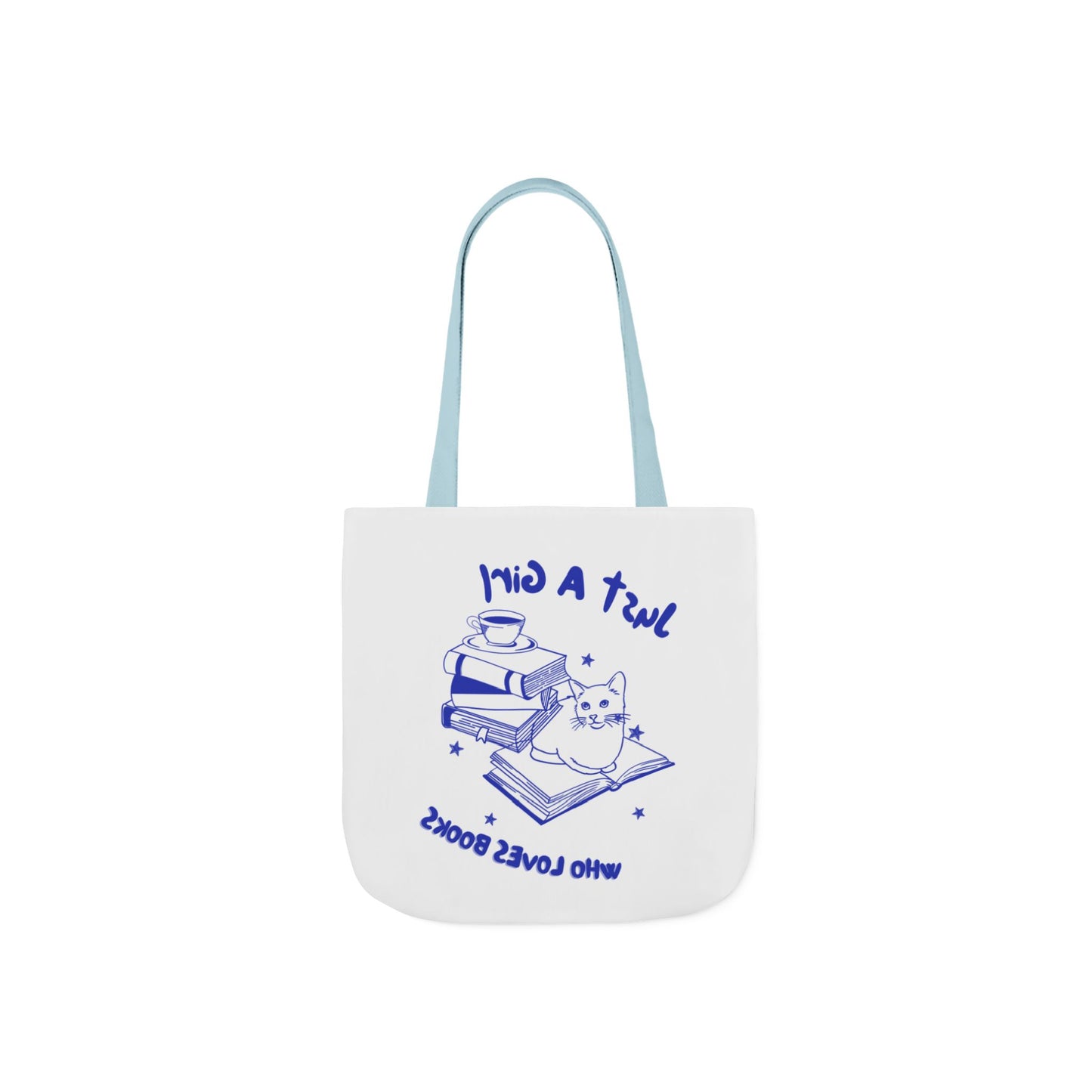 Books Lover Canvas Tote Bag, Just A Girl Who Loves Books