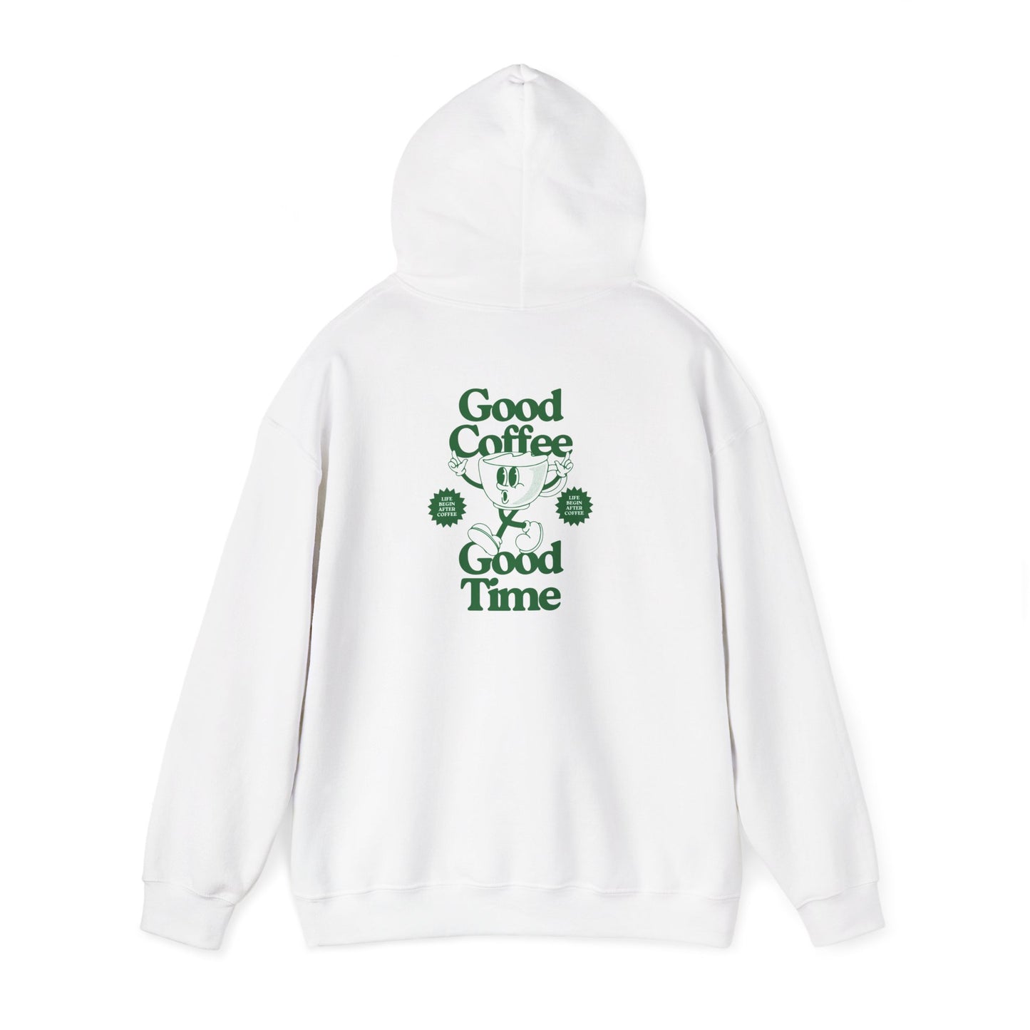 Cozy Comfort Hoodie – Good Coffee, Good Time