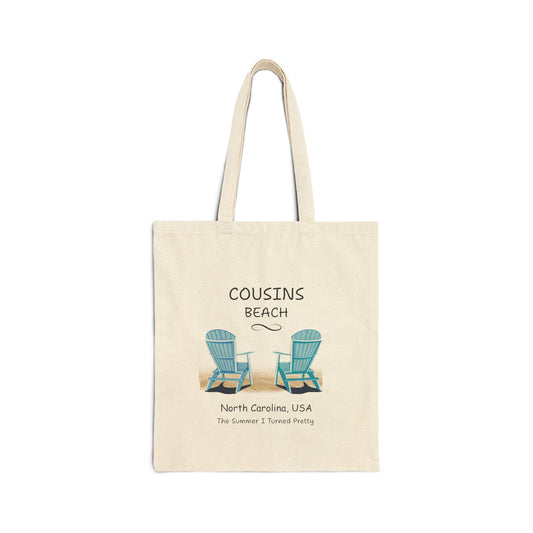 Cousins Beach North Carolina Canvas Tote Bag