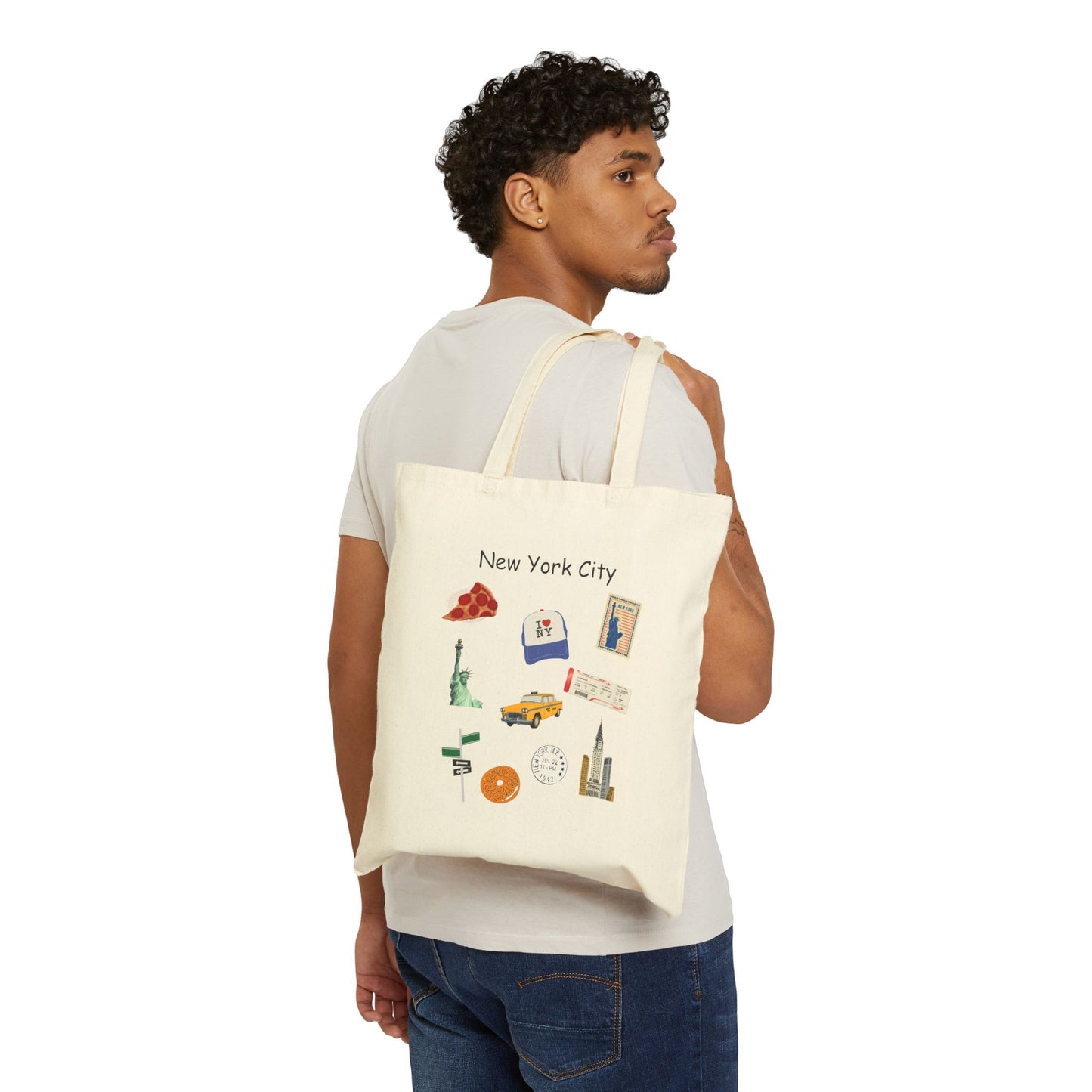 New York City Canvas Tote Bag – Stylish & Practical Everyday Carry