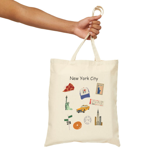 New York City Canvas Tote Bag – Stylish & Practical Everyday Carry