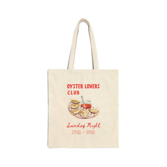 Oyster Lovers Club Tote Bag, Eco-Friendly tote bag